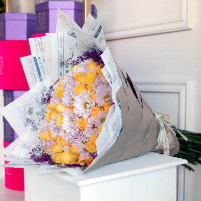 Buchi "BOUQUET" Yellow & pink 50 - Image 2