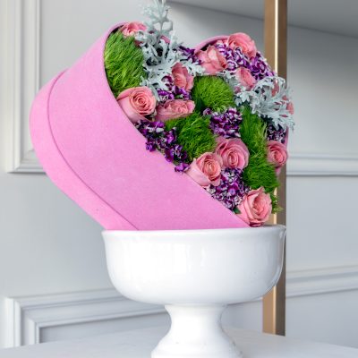 miller y briantus en small heart box pink