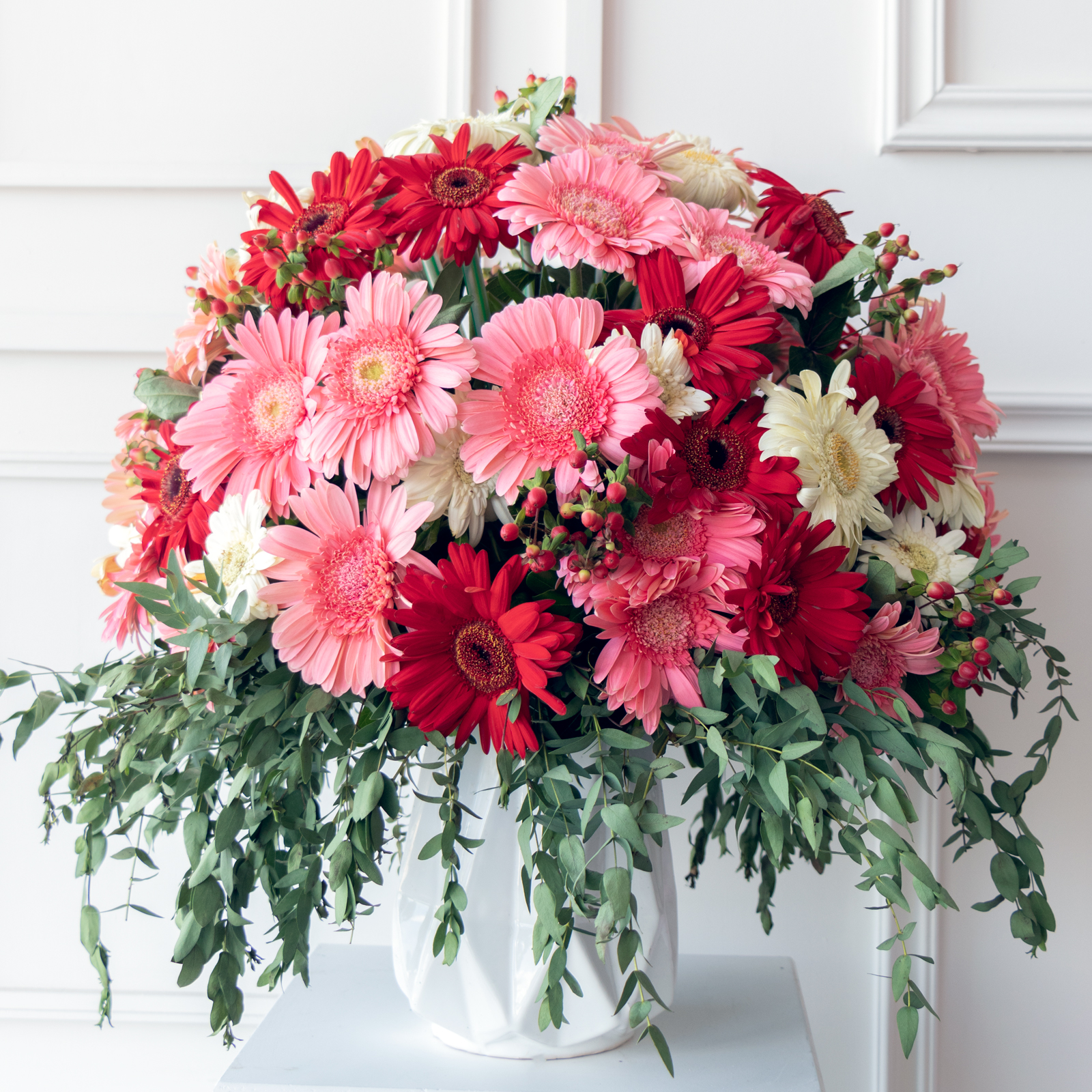 Arreglo con 60 gerberas