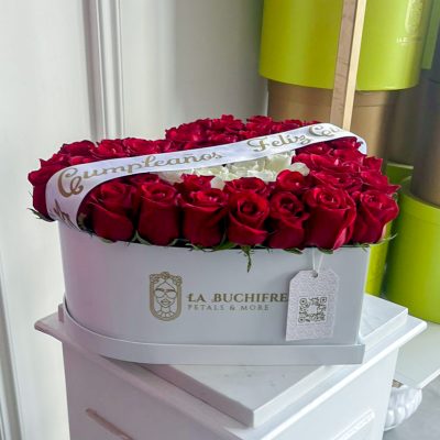 Buchi "BIRTHDAY HEART" red & white 65 - Image 3