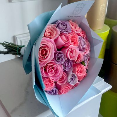 Buchi "BOUQUET" purple & coral 25 - Image 3