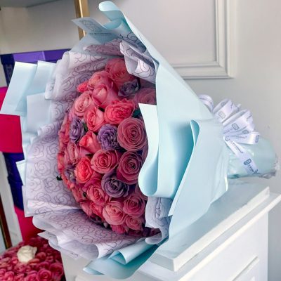 Buchi "BOUQUET" purple & coral 50 - Image 2