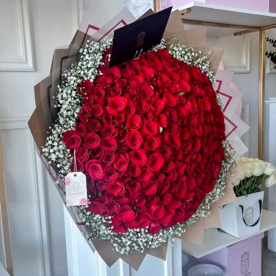 Buchi "CLOUDY BOUQUET" red 200 - Image 3