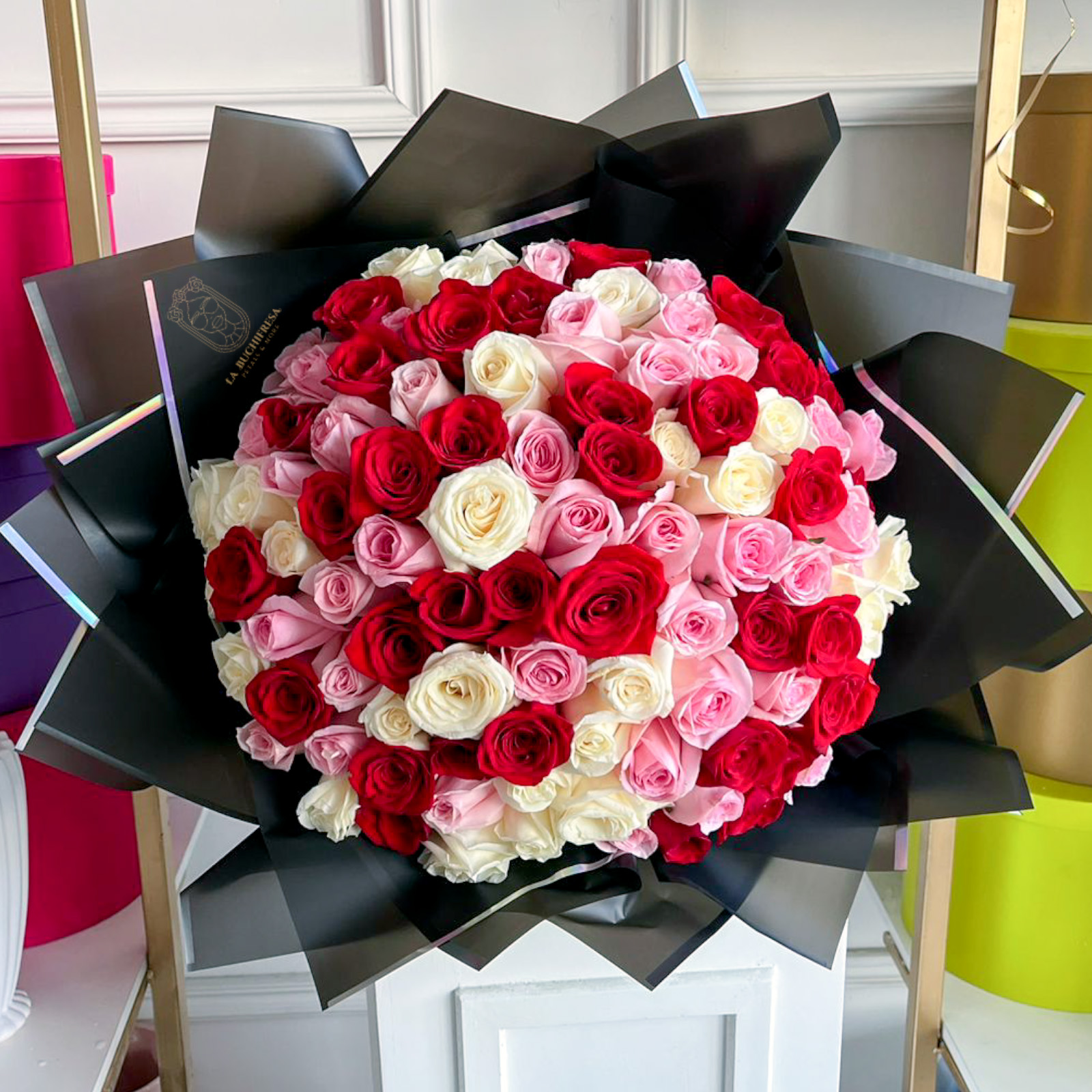 Ramo de 100 rosas rojas