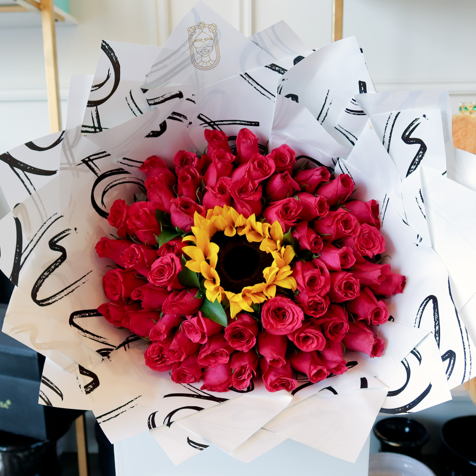 Buchi "BOUQUET" red & sun 50
