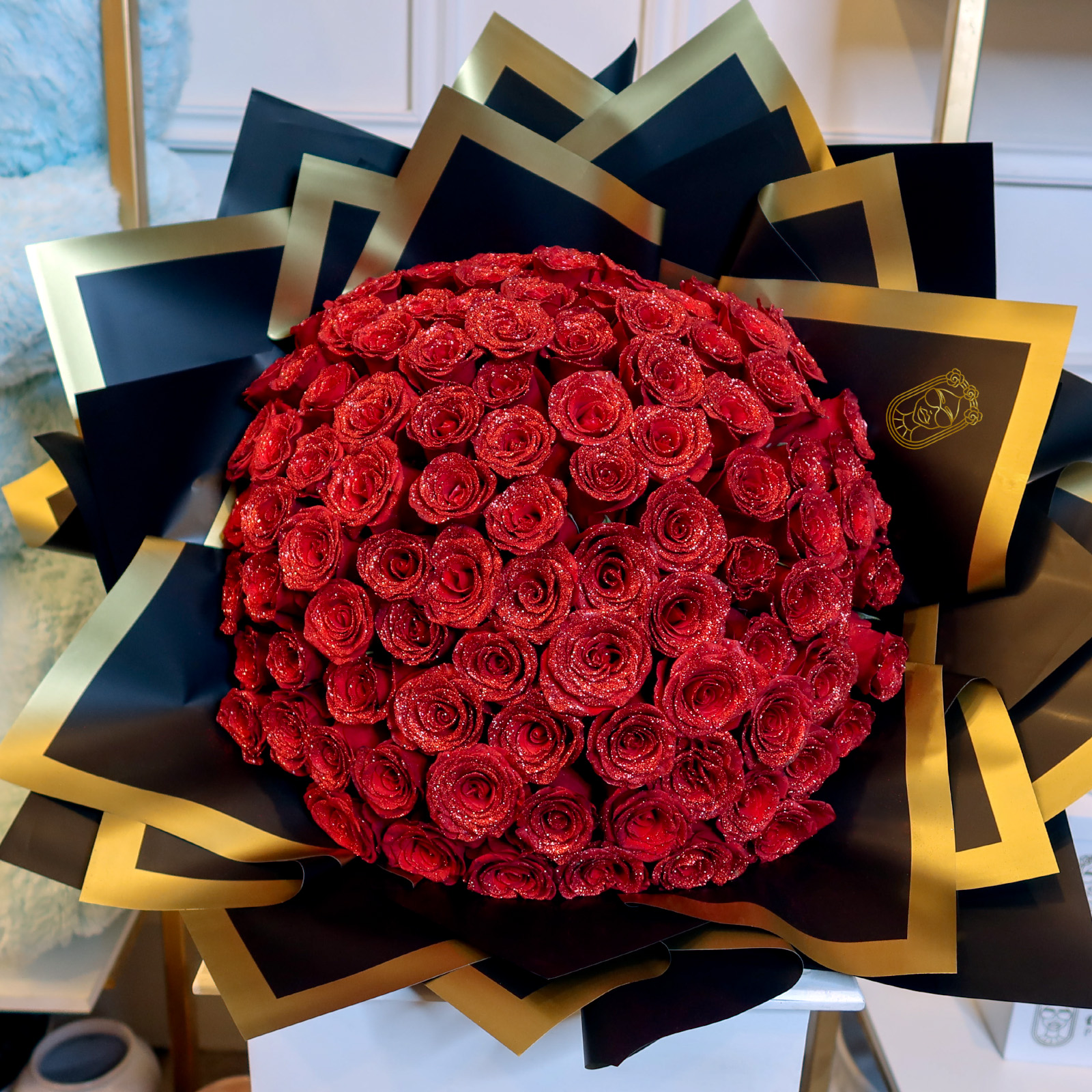 Buchi "SHINY BOUQUET" red 100