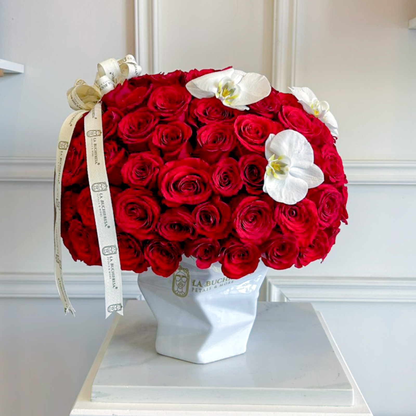 Buchi "ORCHIDS BUN SPHERA" red 120
