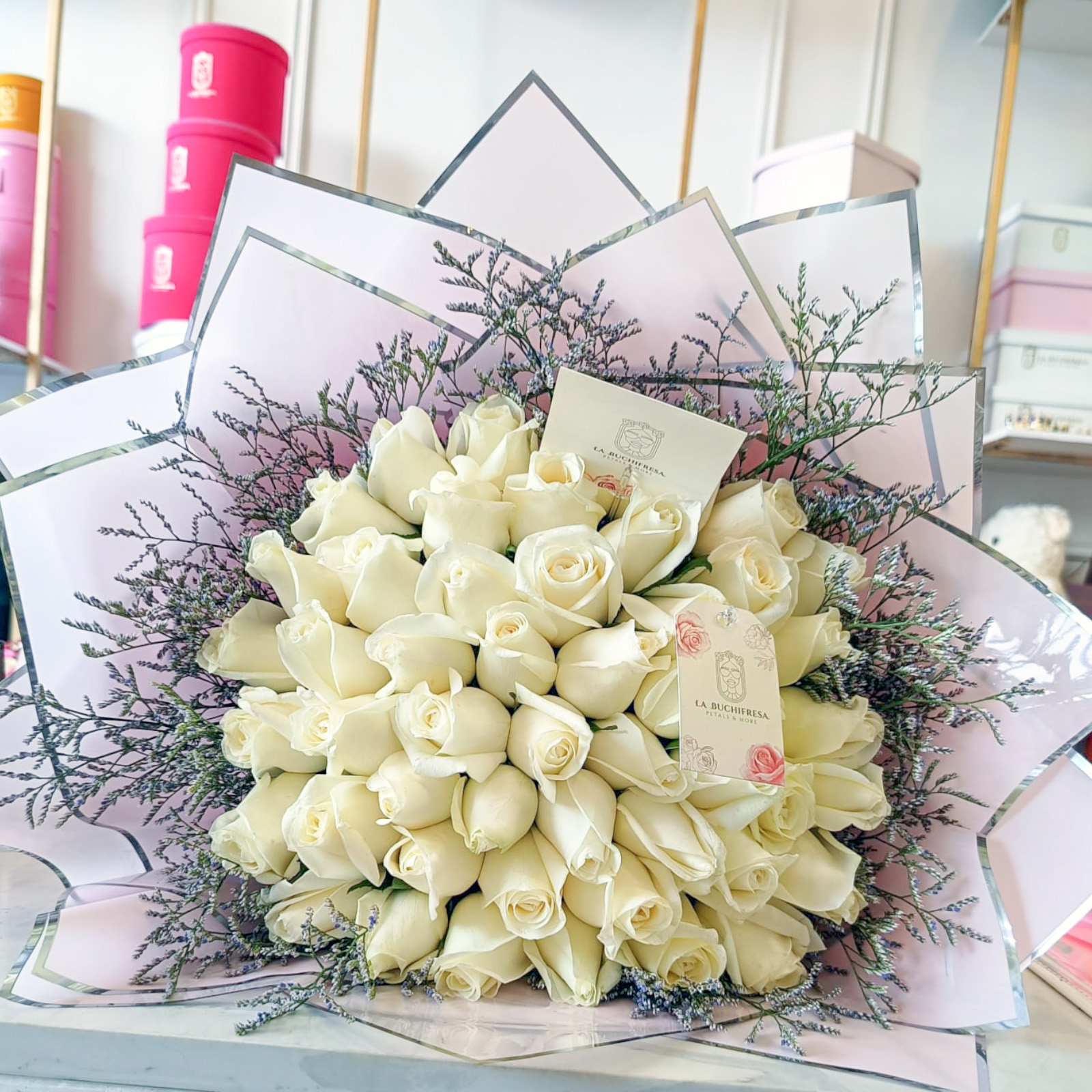 Buchi "FROZZY BOUQUET" white 50