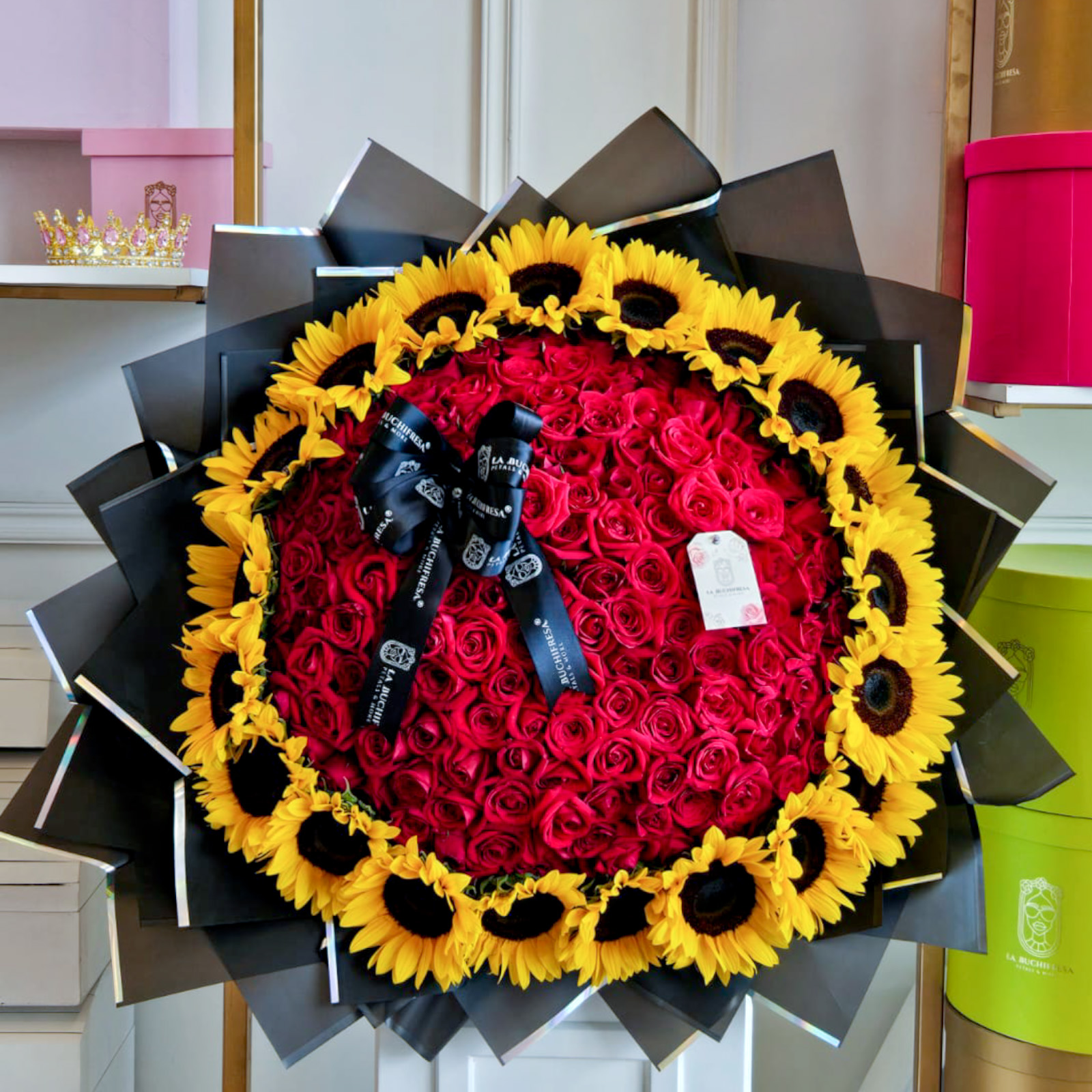 Buchi "RED SUNFLOWER BOUQUET" 250