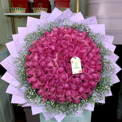 Buchi "CLOUDY BOUQUET" fucsia 100
