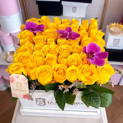 Buchi "ORCHIDS RUG" yellow 50