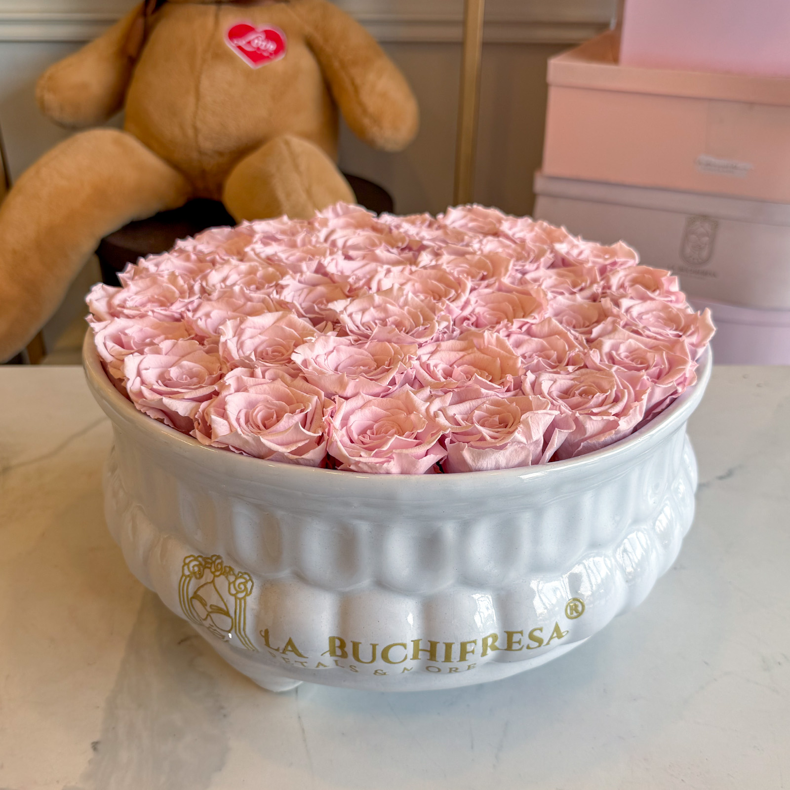 Arreglo ETERNAL ROSES 36 pink