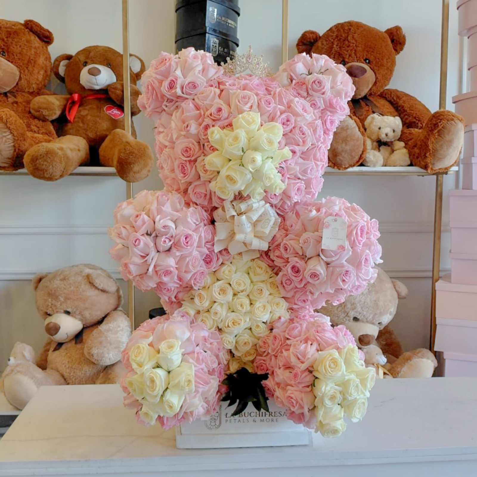 Oso TEDDY 600 pink & white