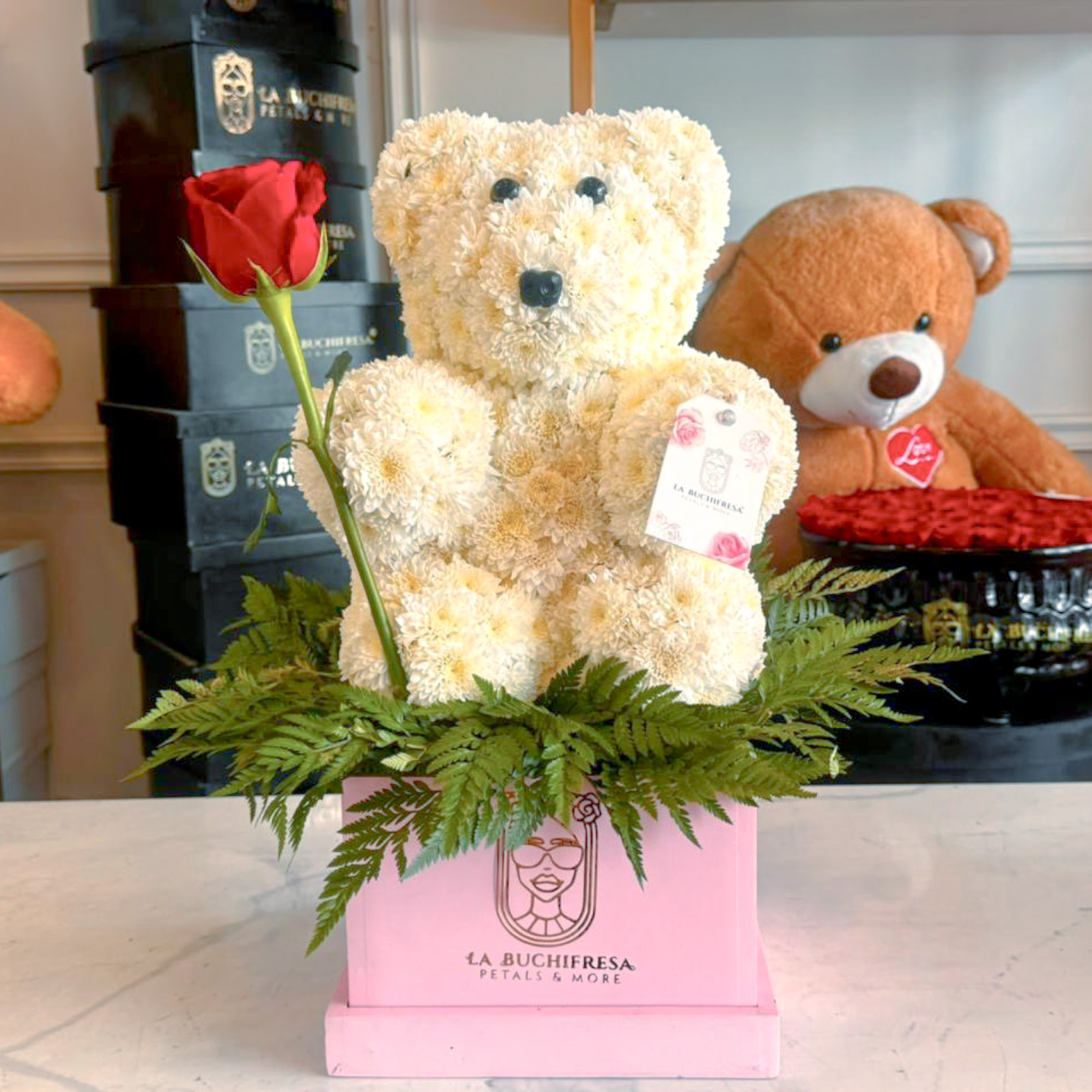 Escultura MINI TEDDY white