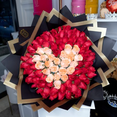Buchi _BOUQUET PASSION_ red & coral 100