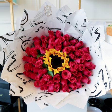 Buchi _BOUQUET_ red & sun 50