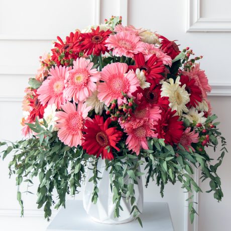 Arreglo con 60 gerberas