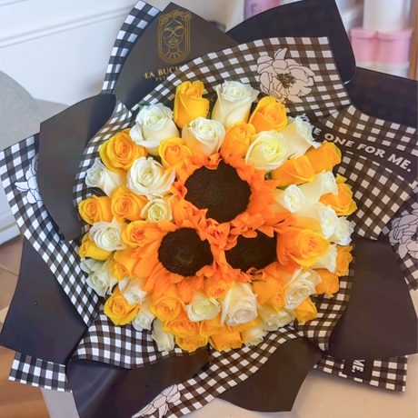 Buchi _SUMMER_ white & yellow 36