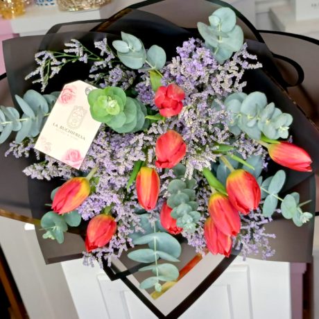 Buchi _TULIPS BOUQUET_ red 10 1