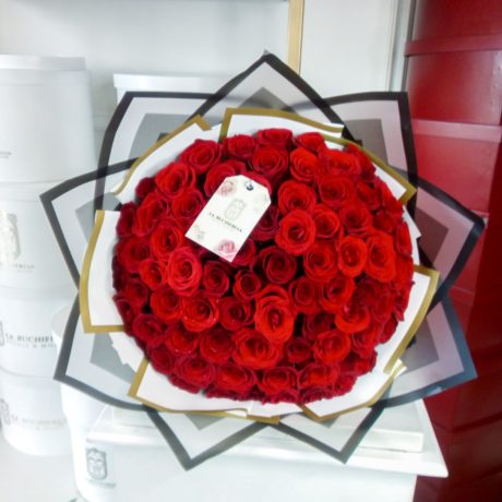 Buchi _WRAPPED BOUQUET_ red 75